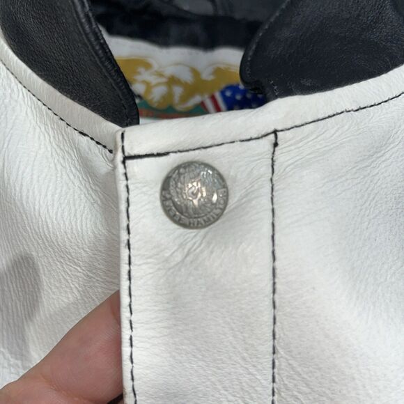 Dale Earnhardt Goodwrench Jeff Hamilton Leather‎ Jacket Coat Mens XL NASCAR - Picture 6 of 12